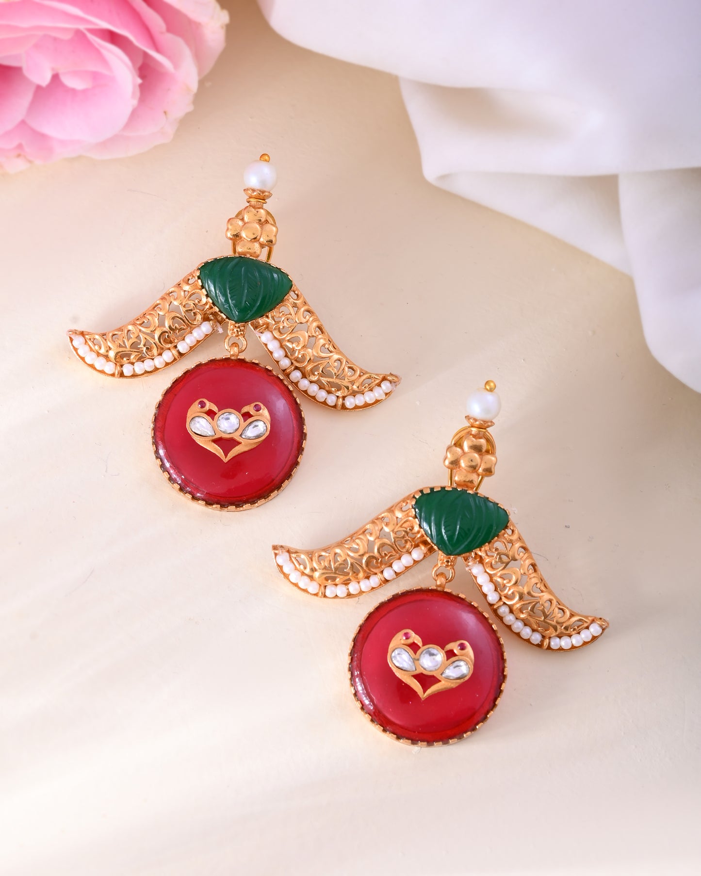Fly high statement earrings
