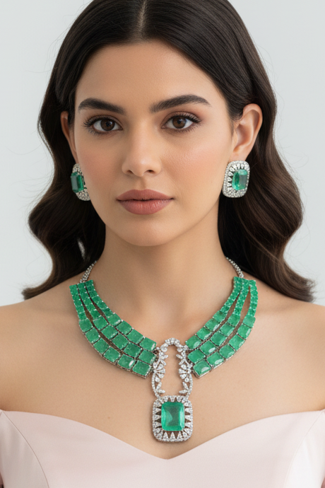 Red-carpet necklace