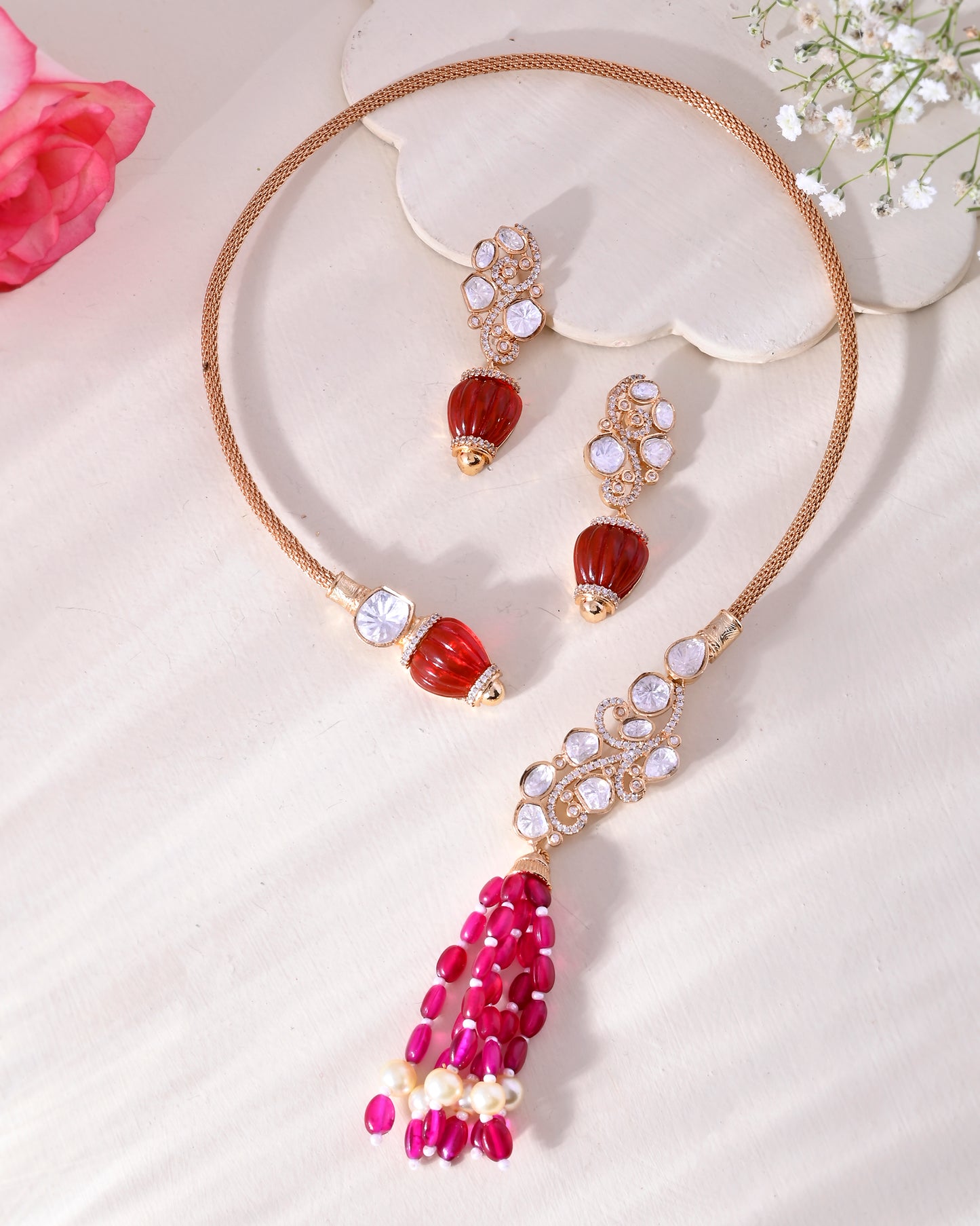Deepika Bahara Fusion necklace