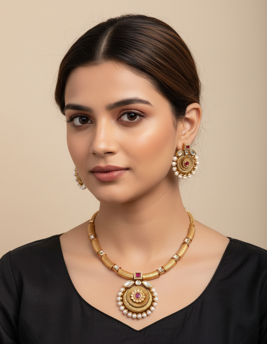 Gold necklace
