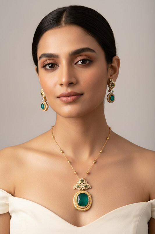 oval pendant set