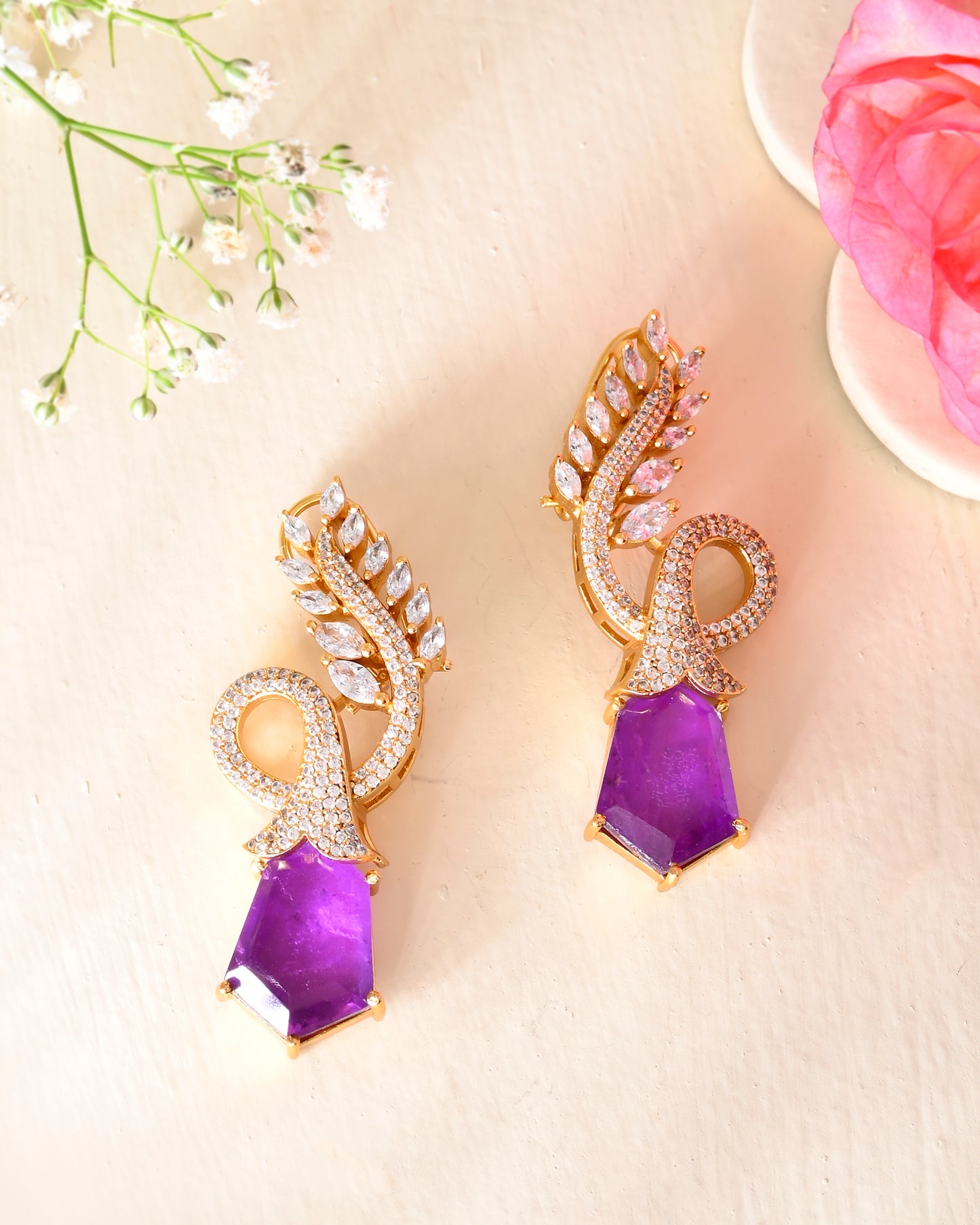 Leher Doublet Statement earrings