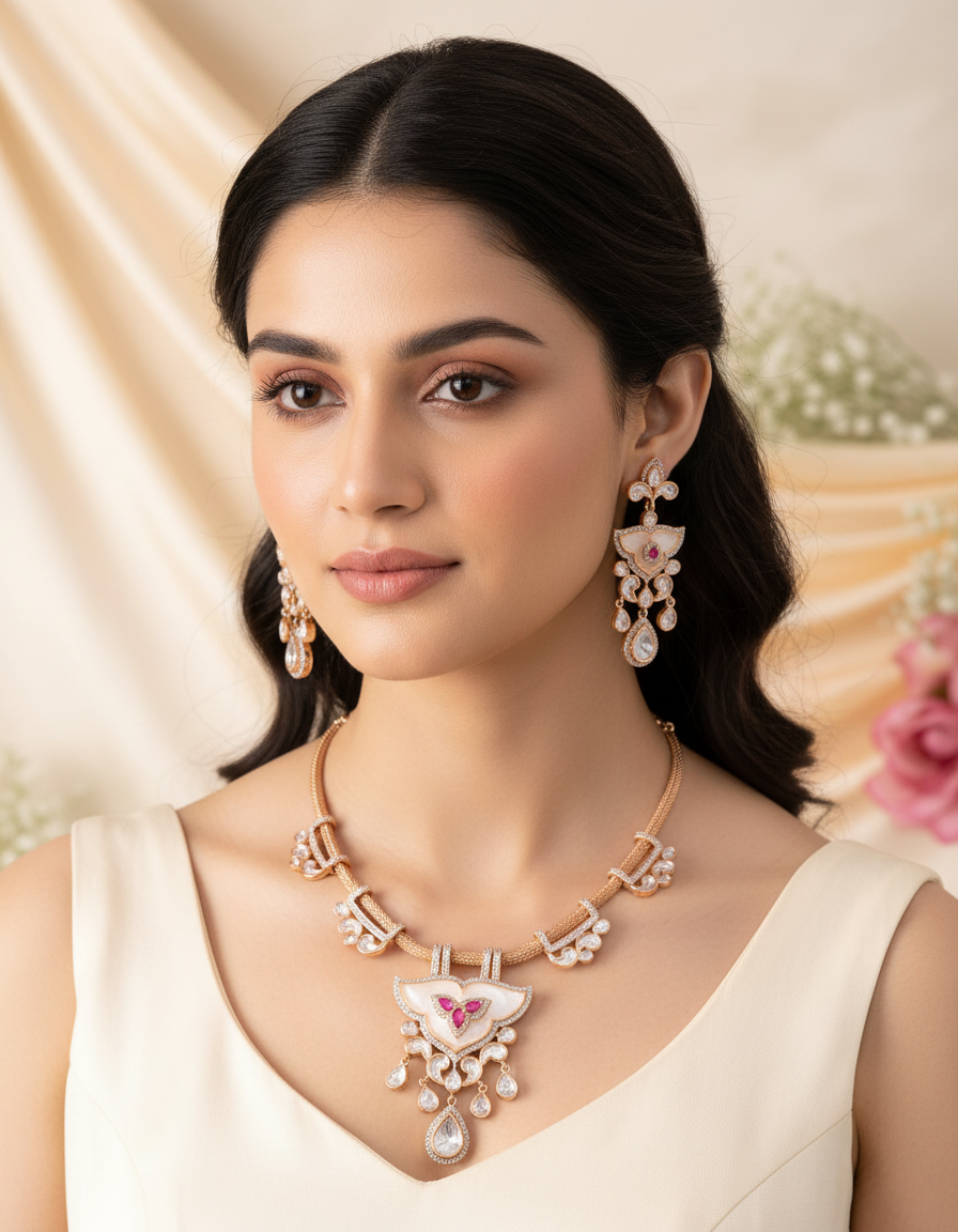 Feature royalty necklace