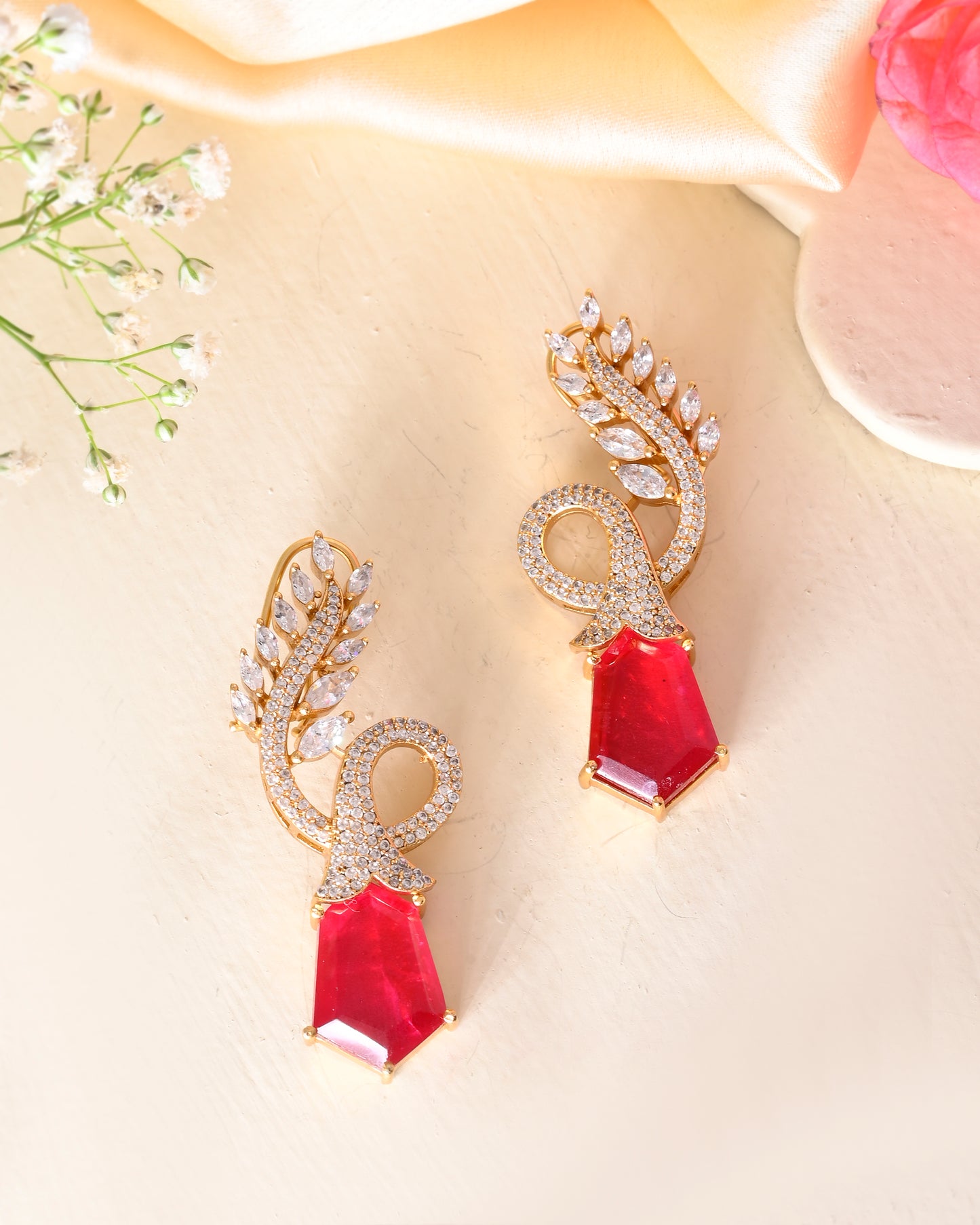 Leher Doublet Statement earrings