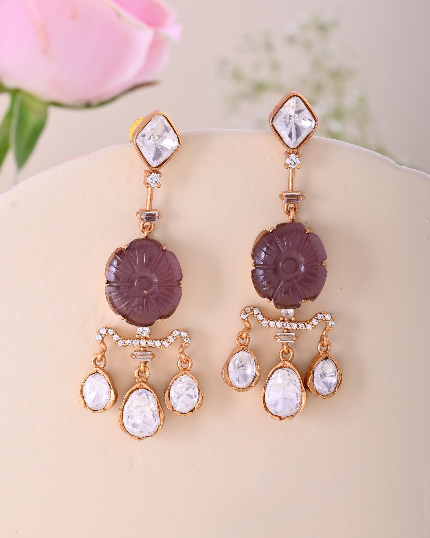 Fine like wine- Drop earrings