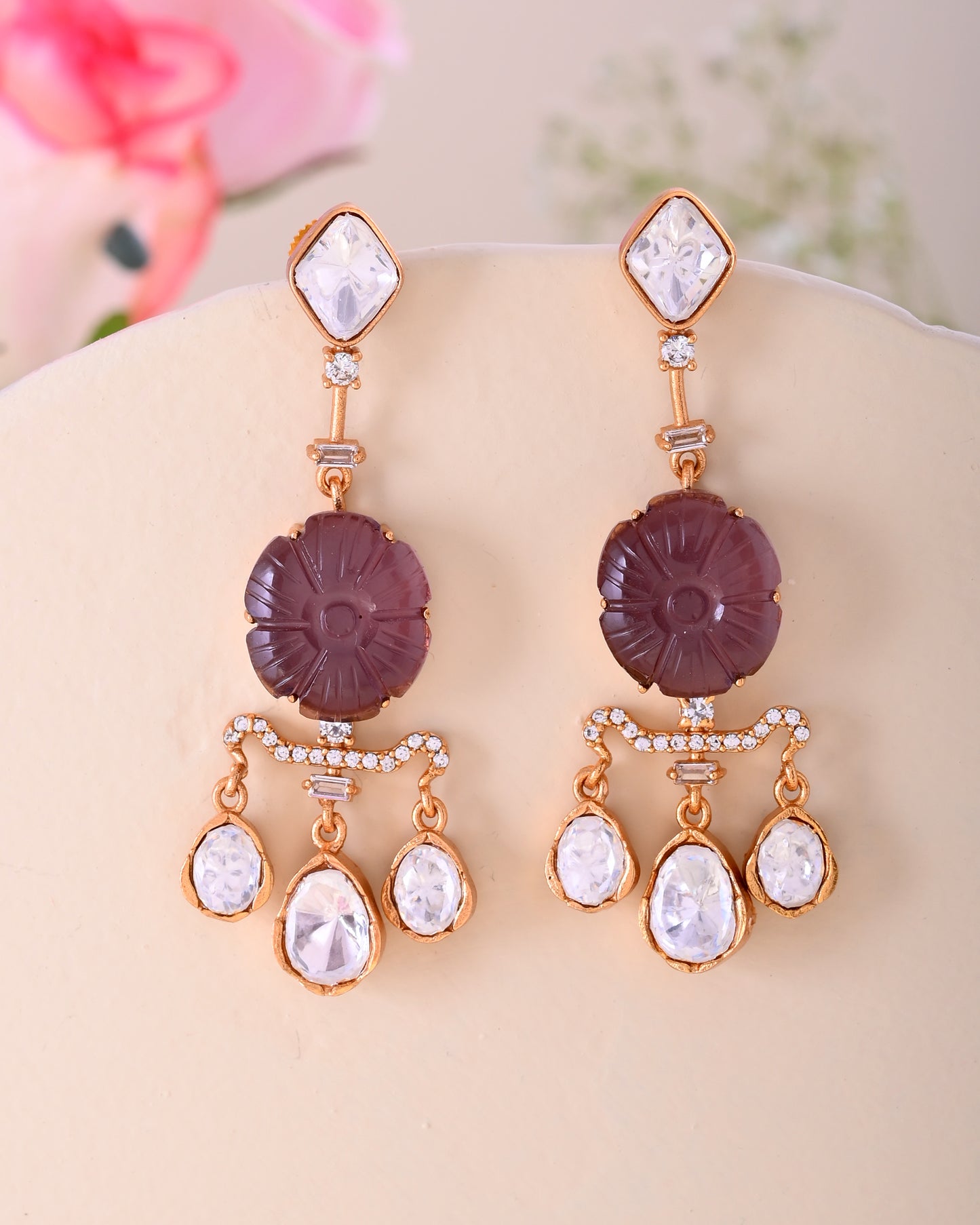 Fine like wine- Drop earrings