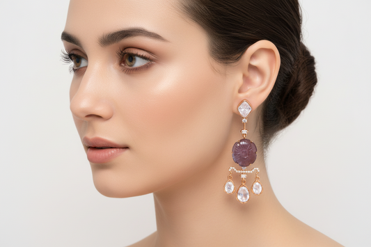 Fine like wine- Drop earrings
