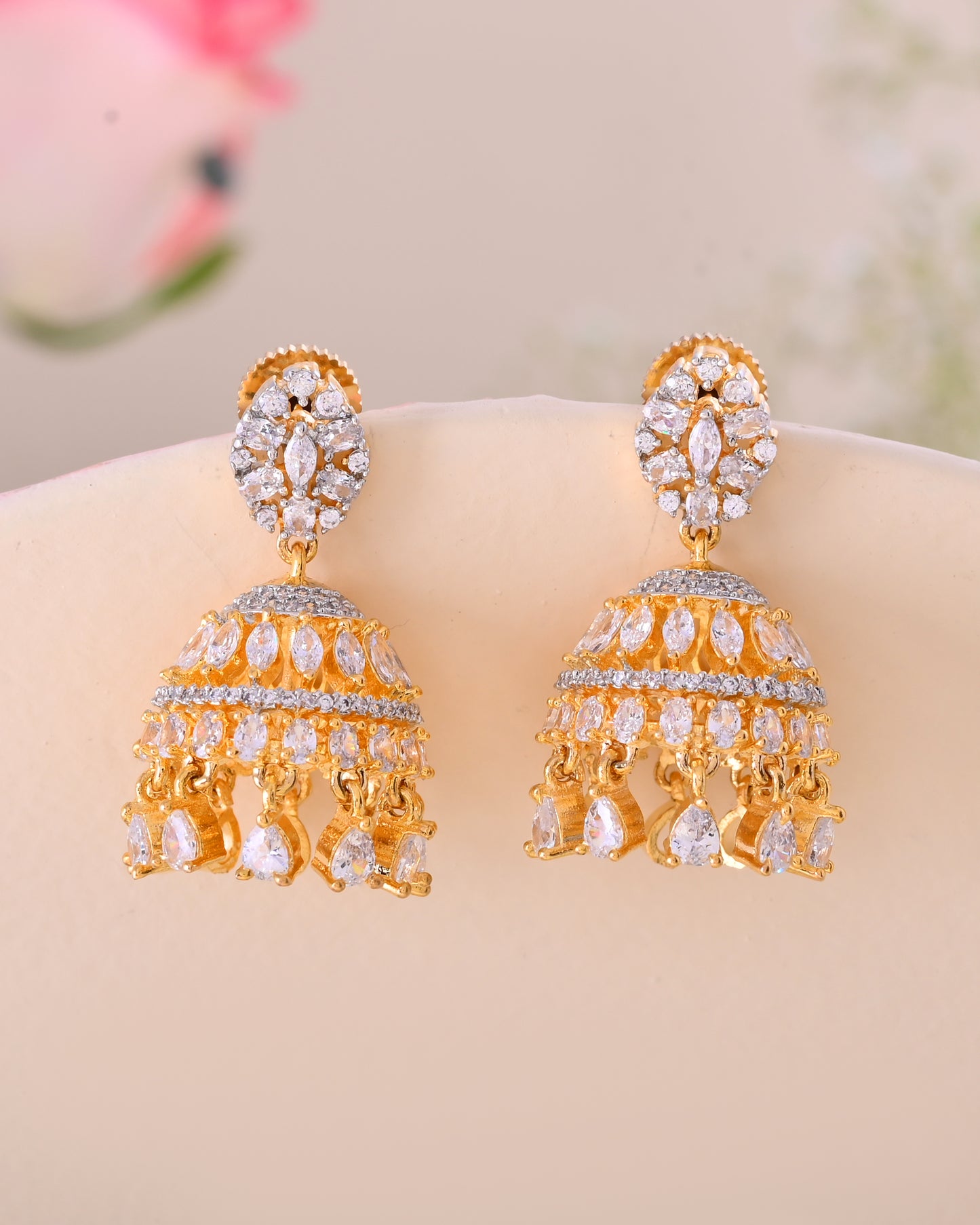 Golden Jhumkas