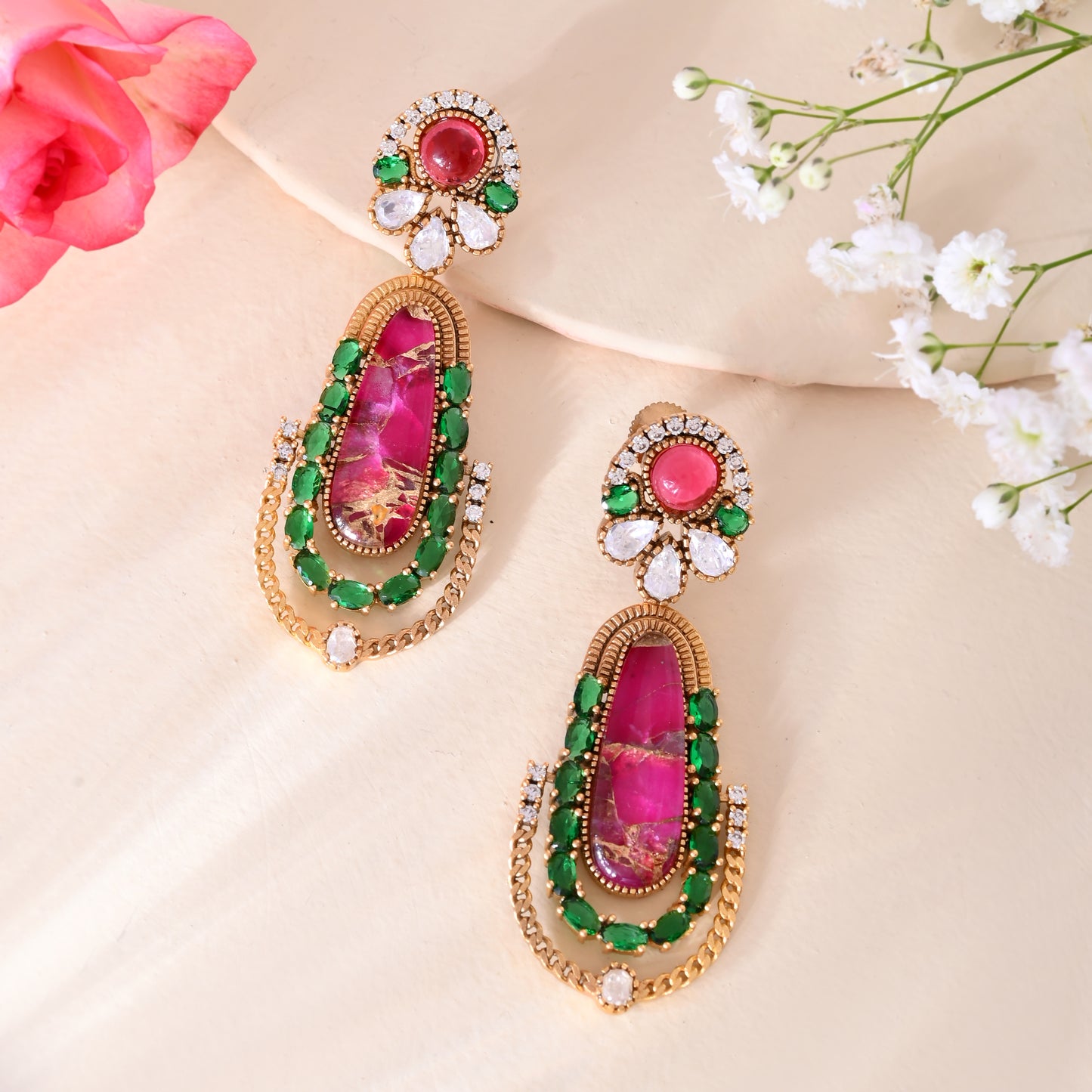 Manikya Drop earrings