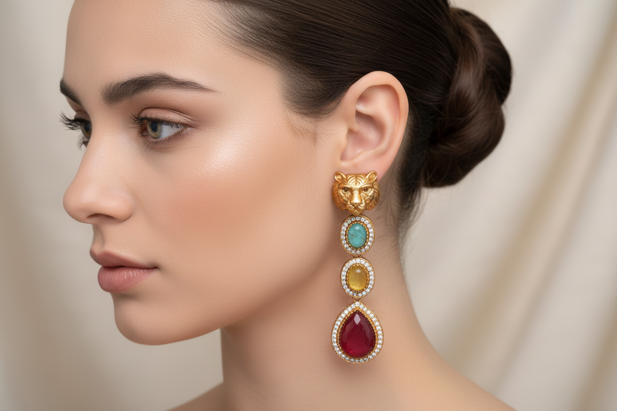 Sabyasachi design drop earrings