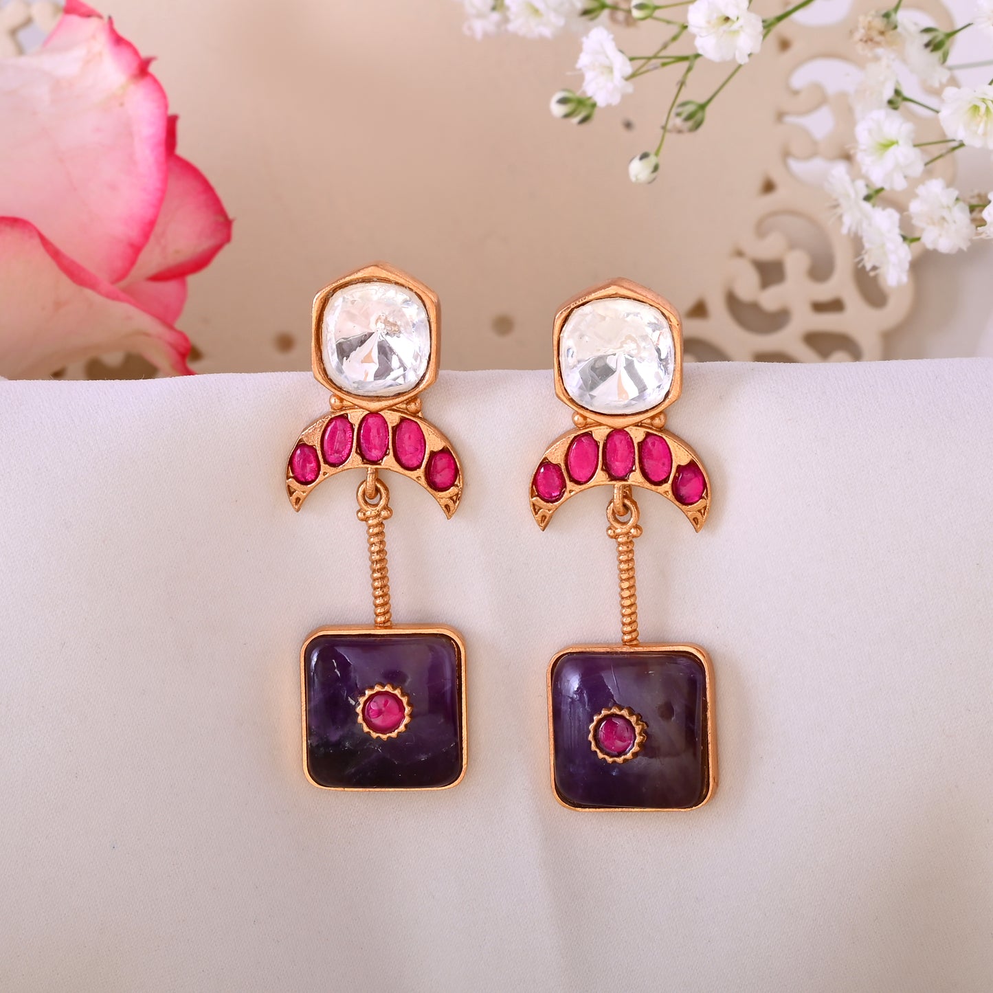 Fusionista drop earrings