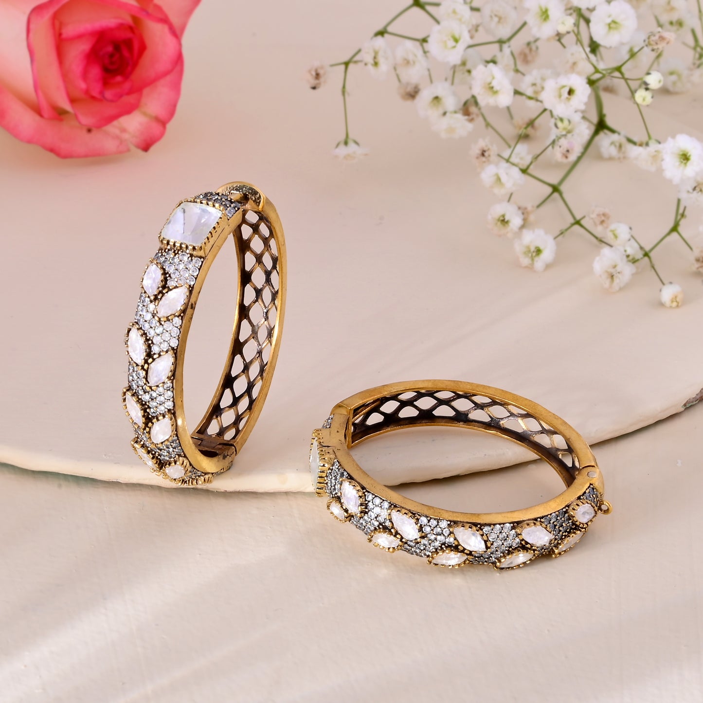 Moissanite Hoop
