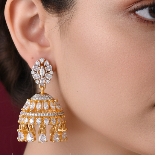 Golden Jhumkas